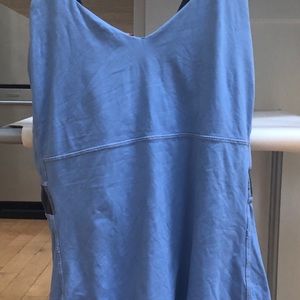 Lululemon light blue work our top
